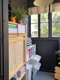 You can fill a cubbie with more shelves, baskets and containers to really maximize your space. How To Turn A Small Space Into A Dream Craft Room Workspace On A Budget T Moore Home Interior Design Studio