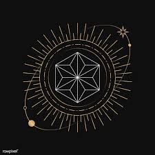 Download Premium Vector Of Geometric Star Mystic Symbol Vector 557904 Geometric Star Mystic Symbols Geometric