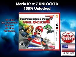 He is unlocked by winning the lightning cup on 150cc difficulty. Mario Kart 7 3ds Unlocked All Characters Golden Kart Parts Wheels Gliders Cups 45496741747 Ebay