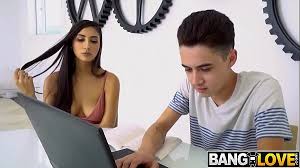Bored but Sexy as Fuck Gianna Dior Forces Step Brother to Please Instead of Homework