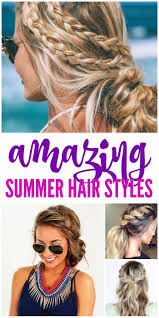 While thinking of ways to jazz up our look, from braids to ponytails, we sought out 30 quick and easy hairstyles for long hair to provide you with a healthy dose of inspiration. Amazing Summer Hair Styles And Trends For Women Summer Hairstyles Hair Styles Long Hair Styles