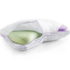 Biosense Memory Foam Pillow Cover Brookstone Biosense Memory Foam 2 In 1 Shoulder Pillow With Better Than Down White Standard Queen Side Sleeper Pillow Side Sleeper Best Pillow