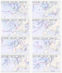 Atmospheric Circulation Types Determined Using The Org And