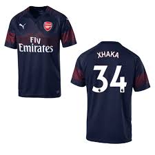 Fc arsenal london trikot home 2021/2022 kids rot weiss. Fc Arsenal Trikot Away Kinder 2018 2019 Xhaka 34 Sportiger De