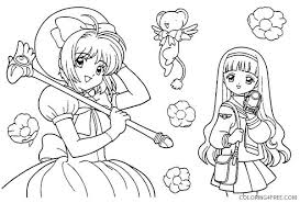 Click on the coloring page to open in a new window and print. Sakura Printable Coloring Pages Anime Kids Drawing Of Cardcaptor Sakura 2021 09 Coloring4free Coloring4free Com