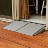 The floor to ceiling panes of glass visually join a family room, kitchen or basement with an outside deck, patio or porch, creating one glorious space. Door Threshold Ramps For Wheelchairs And Scooters Discount Ramps