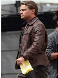 Inception Dominick Cobb Leonardo Dicaprio Leather Jacket Leather Jacket Men Brown Leather Jacket Leonardo Dicaprio