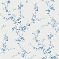 See more ideas about blue aesthetic, blue aesthetic dark, light blue aesthetic. August Grove Yuen 33 X 20 5 Wallpaper Roll Blue Floral Wallpaper Blue Flower Wallpaper Baby Blue Aesthetic