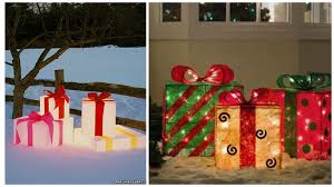 Cajas De Regalo Para Decorar Exteriores En Navidad Lodijoella