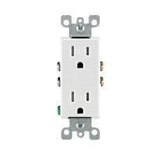 Leviton Decora 15 Amp Tamper Resistant Duplex Outlet 10 Pack White M22 T5325 Wmp At The Home Depot Electrical Supplies Plates On Wall Home Depot