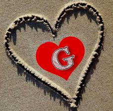 Letter g images for whatsapp facebook alphabet pics. Write Alphabet Pictures For Dp On Beach Sand Heart Shape For Whatsapp N Fb Wallpaper Dp