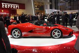 Finished in rosso corsa coupled with nero. 2015 Ferrari Laferrari Summary Review The Car Connection