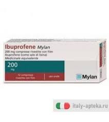 Sa formule contient du saccharose. Ibuprofene Mylan 12cpr Rivestite 200mg