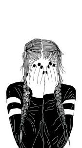 A wallpaper only purpose is for you to appreciate it, you can change it to fit your taste, your mood or even your goals. Pin By Fashion Girl101 On Cute Wallpapers Black And White Girl Art 640x1136 Download Hd Wallpaper Wallpapertip