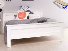 Himmelbett 140×200 cm online kaufen. Jugendbett Landstrom 62 Weiss 140x200 Singlebett Lattenrost Matratze Expendio