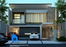 Rumah ini memiliki sentuhan modern. Desain Kost Eksklusif 2 Lantai Mewah Modern Minimalis