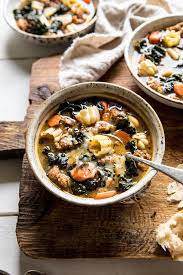 Spicy Italian Pesto Noodle Soup Half Baked Harvest Recipe Half Baked Harvest Recipes Harvest Recipes Food