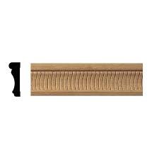 Decorative chair rails to add a touch of architectural detail and enhance the wall decor. 689 Chair Rail Moulding Ornamental Decorative Millwork