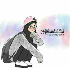 Id.pinterest.com nin asma niin foto i video v instagram ilustrasi orang source : Kartun Muslimah Bertopi Kami