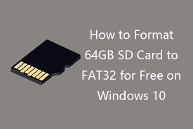 However, you may still be unable to format sd card in file explorer or disk. How To Format 64gb Sd Card To Fat32 Free Windows 10 3 Ways