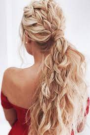 Ponytails With Double Braids Braids Ponytail Pretty Braid Hairstyles Can Help You To Show Of Pretty Braided Hairstyles Medium Hair Styles Long Hair Styles
