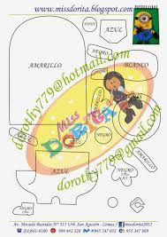 Miss Dorita Molde Minions Moldes De Ninos Manualidades Minions