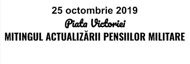 7 (1) �n sistemul pensiilor militare de stat, evidenta drepturilor de pensii militare de stat si a drepturilor de asigurari sociale se realizeaza pe baza codului numeric personal, daca legea nu prevede altfel. Actualizarea Pensiilor Militare Singurul Slogan Al Mitingului Din 25 Oct 2019 Huhurez Com