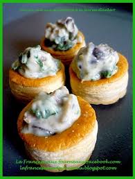 Recette De Mini Feuilletes Aux Escargots Et Fourme D Ambert Recette Mini Feuillete Vol Au Vent Alimentation