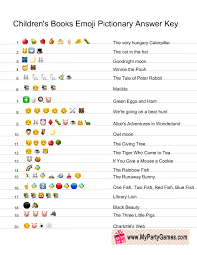 Your satisfaction is our goal, 100% refund guaranteed! Free Printable Children S Books Emoji Pictionary Quiz For Baby Shower
