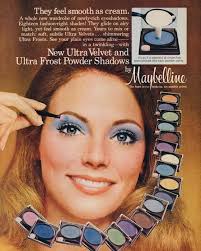 1974 Maybelline Ad. Did you wear the bright colors?