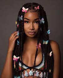 Karin Jinsui On Instagram You Give Me Butterflies Set Fashion N Butterflies Fashion G Tresses De Fille Noire Cheveux Papillon Style De Cheveux
