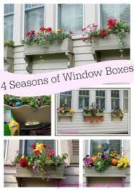 Window Boxes For All Seasons Roots North South Window Box Fall Window Box Window Boxes