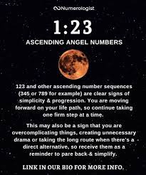 Numerologist Com On Instagram Do You Keep Seeing 123 Or Other Ascending Number Sequences Let Us Know Angel Numbers 123 Angel Number Angel Number Meanings