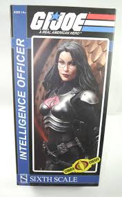 Twenty five (2009) baroness (version 13) was released in collection 1 wave 1 of the g.i. G I Joe Baroness Intelligence Officer Cobra Enemy Actionfigur Sideshow 1 6 L