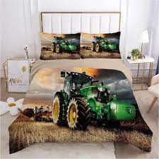 5 offer valid may 1, 2021 to august 18, 2021. John Agriculture Tractor Deere 3 Duvet Cover Quilt Cover Pillowcase B Bedding Picky