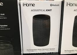 Klipsch / tangent speaker parts: Ihome Acoustical Knit Bluetooth Speaker Ibt77 Costco Weekender