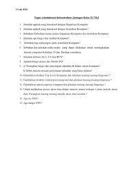 Maybe you would like to learn more about one of these? Contoh Soal Essay Administrasi Sistem Jaringan Amat