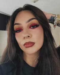 🥀🕸️🖤 #darkaesthetic #makeup #maquillaje #red
