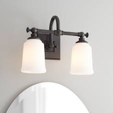 Antonio 2 Light Vanity Light Frosted Glass Bathroom Vanity Lighting Lighting