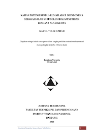 Check spelling or type a new query. Kajian Potensi Rumah Rumah Adat Di Indon