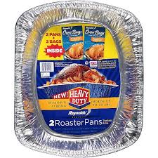 Reynolds Heavy Duty Turkey Size Roaster Pans 2 Ct And Oven
