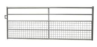 Chain link gal metal drive gate (6) model# 328402eb. Galvanised Metal Farm Field Gates 5 6 7 Bar