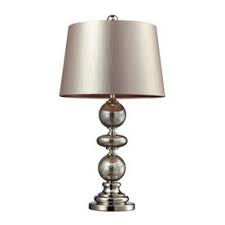 Westmore Lighting Napier 29 In Antique Mercury Standard 3 Way Switch Table Lamp With Fabric Shade Tl7222 Mercury Glass Table Lamp Mercury Glass Lamp Table Lamp