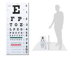 snellen plastic eye chart