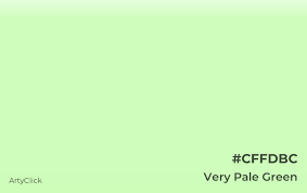 Very Pale Green Color Arty