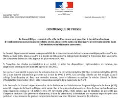 7 avenue du general de gaulle, 94011 creteil cedex. Communique De Presse De La Prefecture Du Vincennes Ma Ville Facebook
