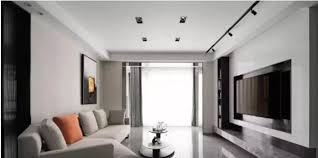 The Living Room Does Not Contain The Track Lights The Restaurant Tiles On The Wall The More And More Popular Modern Style So Much People Like It Track Lighting Led