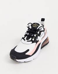 Nike Pink And Black Air Max 270 React Sneakers Asos In 2020 Air Max 270 Air Max Nike Air Max