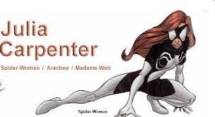 Julia Carpenter Aka Spider Woman Aka Arachne Aka Madame Web Spider Woman Julia Carpenter Spider Girl