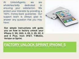 This may also be known as a sim unlock, network unlock, or carrier unlock. Factory Unlock Sprint Iphone 5